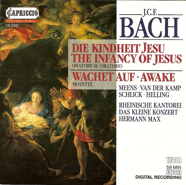 

J. C. F. Bach: Die Kindheit Jesu Wachet auf (1 CD)