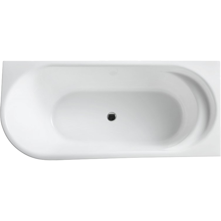 

Акриловая ванна BelBagno BB410-1700-780-R 170х780 без гидромассажа, Белый