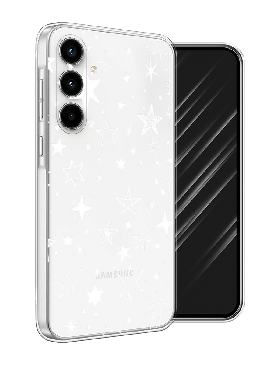 

Чехол Awog на Samsung Galaxy A35 5G "Звездочки графика белая", 2109350-1