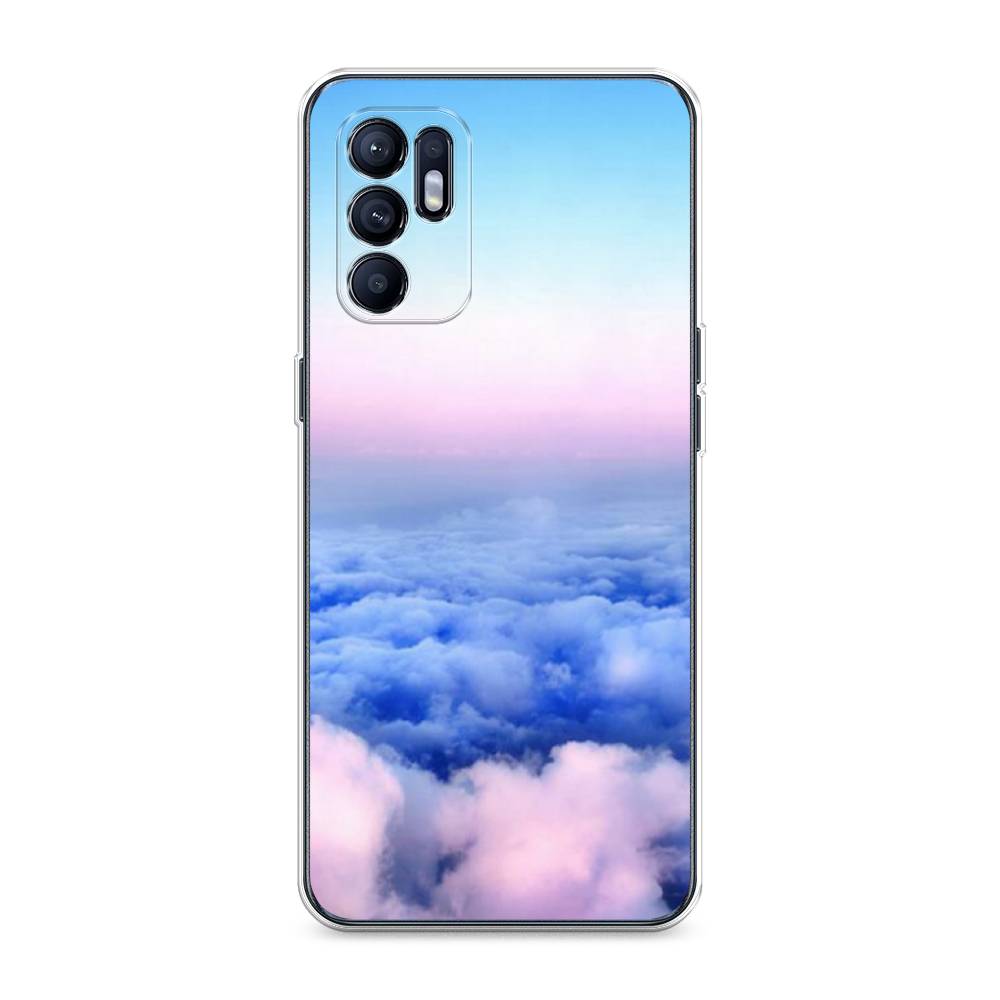 

Чехол Awog на Oppo Reno 6 "Облака", Разноцветный, 257850-4