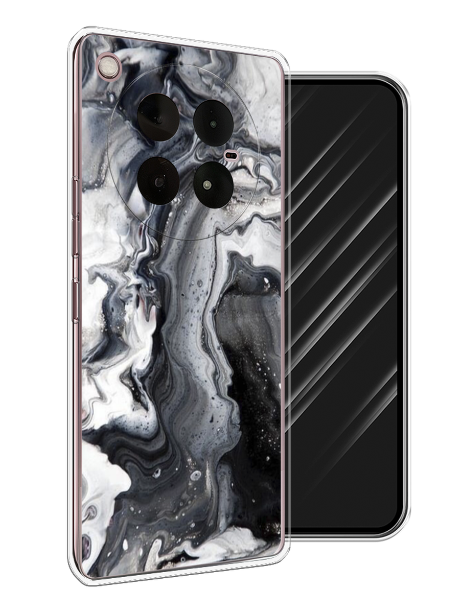 

Чехол Awog на Infinix Zero 40 4G "Бело-черные сложные полосы", Серый;серебристый;белый, 3106350-1