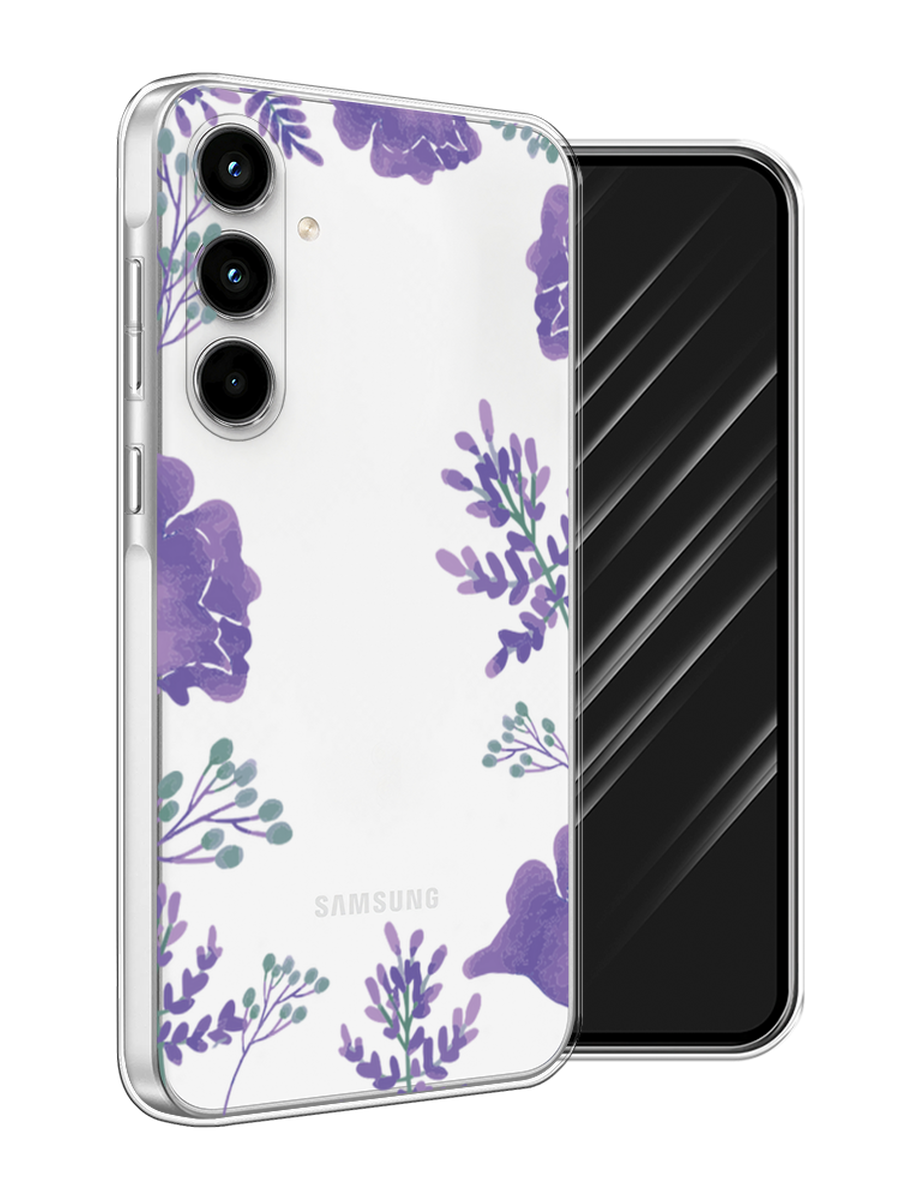 

Чехол Awog на Samsung Galaxy A35 5G "Сиреневая цветочная рамка", 2109350-1