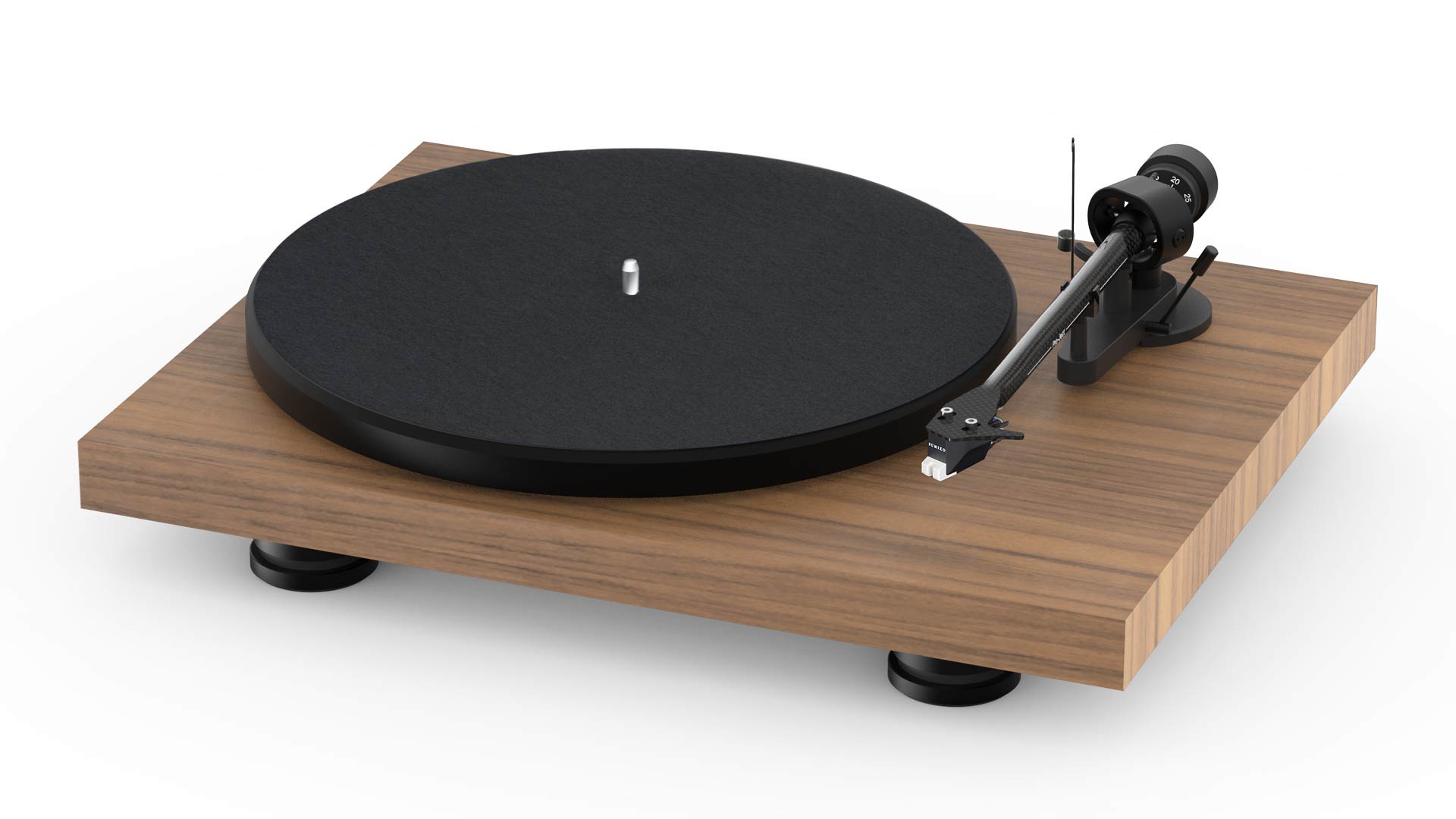 фото Pro-ject debut carbon evo (2m red) walnut