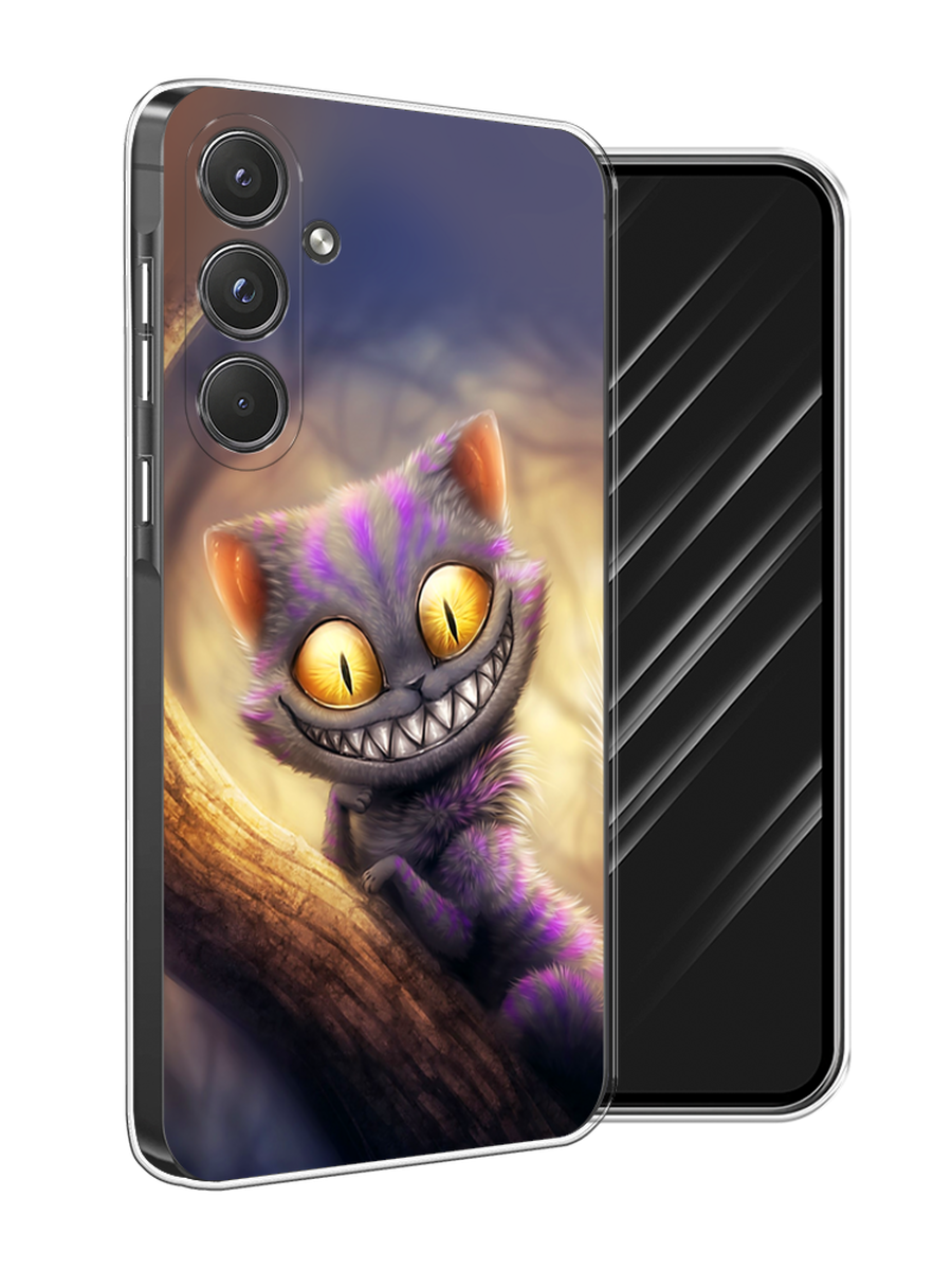 

Чехол Awog на Samsung Galaxy A55 5G "Cheshire Cat", Фиолетовый;желтый, 2109450-1