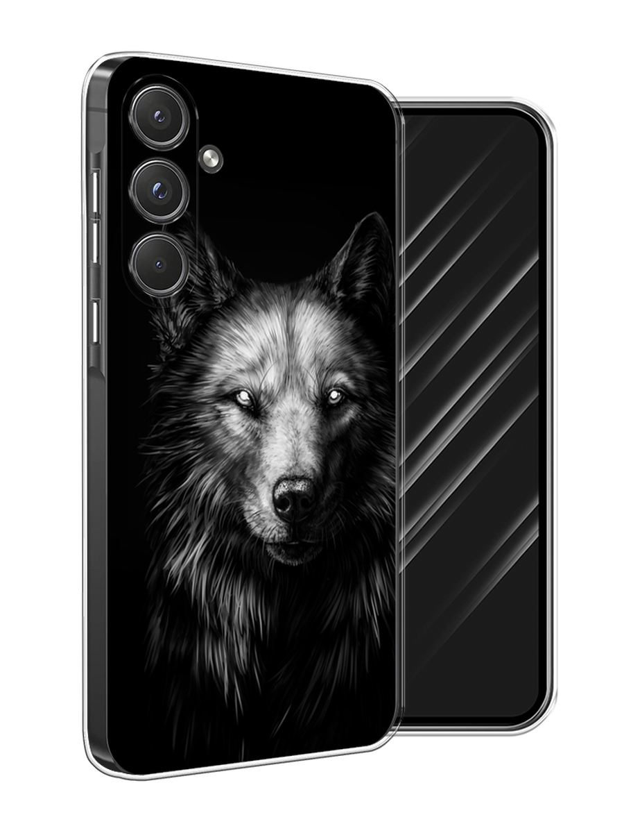

Чехол Awog на Samsung Galaxy A55 5G "Волк черно белый", Серый;бежевый;белый, 2109450-1