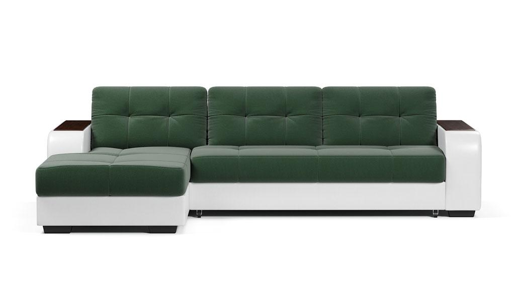 

Угловой диван-кровать 4Home Брюссель, 256х173х115 см, Green, левый, Дельфин, Брюссель ДГ