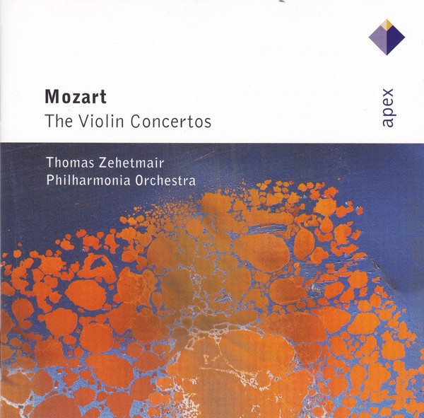 

MOZART: Violin Concertos 1 - 6. / Philharmonia Orchestra; Thomas Zehetmair (2 CD)