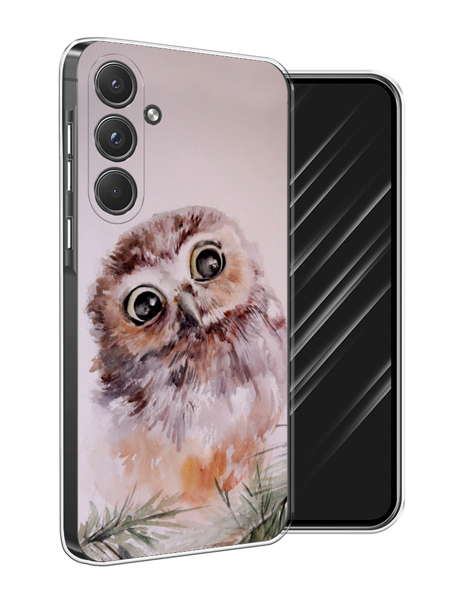 

Чехол Awog на Samsung Galaxy A55 5G "Сова на розовом", Розовый;коричневый, 2109450-1