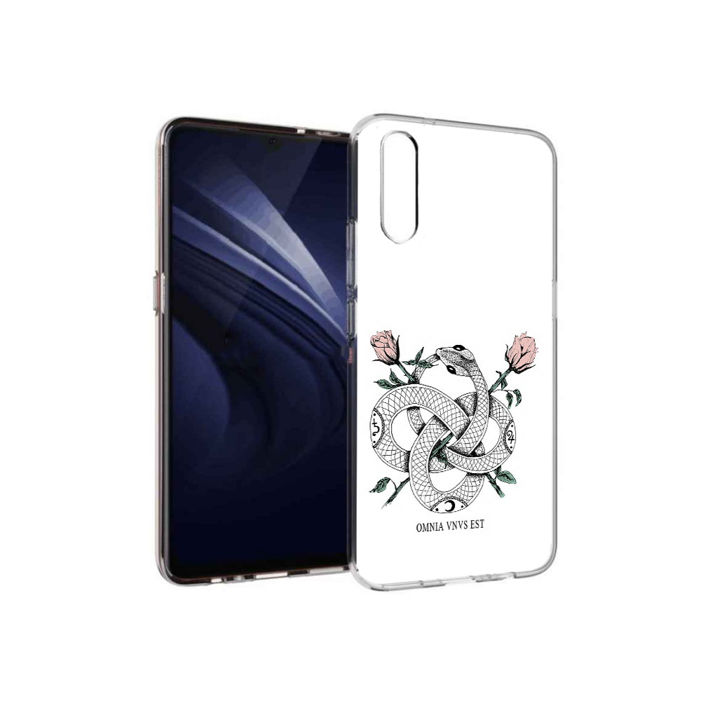 

Чехол MyPads Tocco для Vivo V17 Neo нарисованная змея абстракция (PT226959.388.502), Прозрачный, Tocco