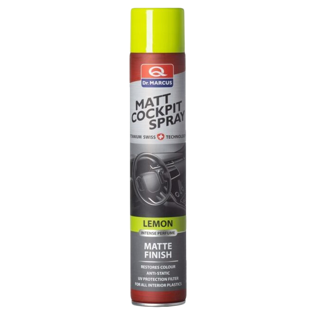 фото Полироль для пластика dr.marcus cockpit spray matt lemon 500 ml