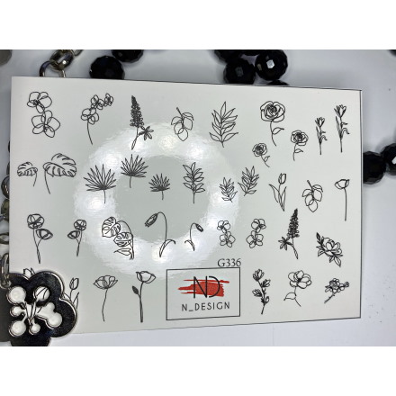 

Слайдер N-DESIGN G-336, Plants, Черный