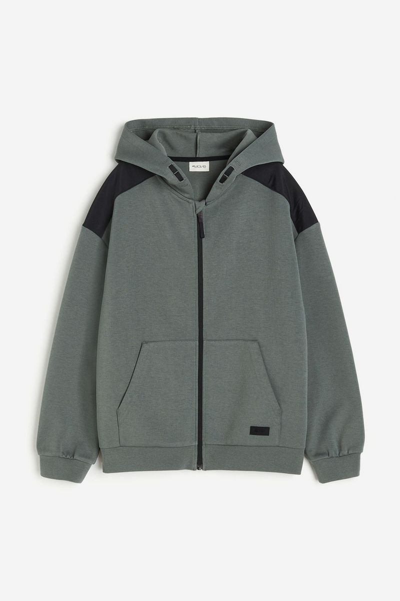 

Толстовка детская H&M 1223873, хаки; черный, 146, 1223873