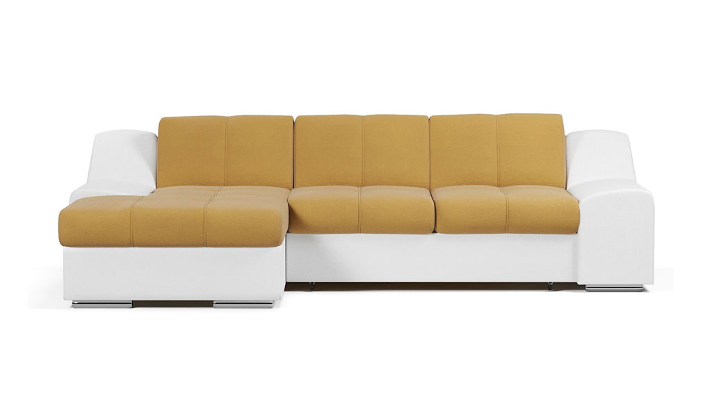 

Угловой диван-кровать 4Home Чикаго, 286х180х83 см, Yellow, левый, Дельфин, Чикаго У