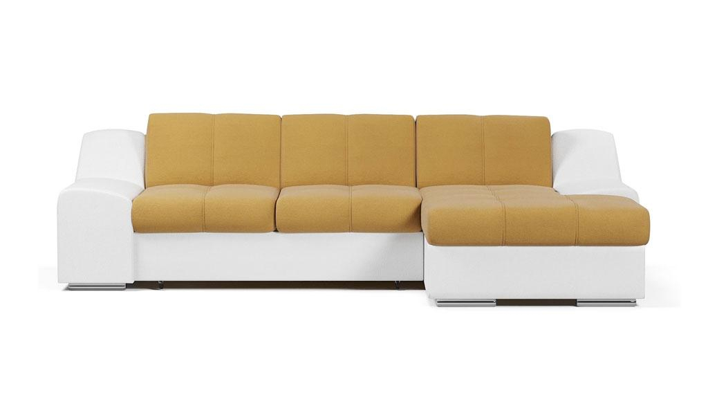 

Угловой диван-кровать 4Home Чикаго, 286х180х83 см, Yellow, правый, Дельфин, Чикаго У