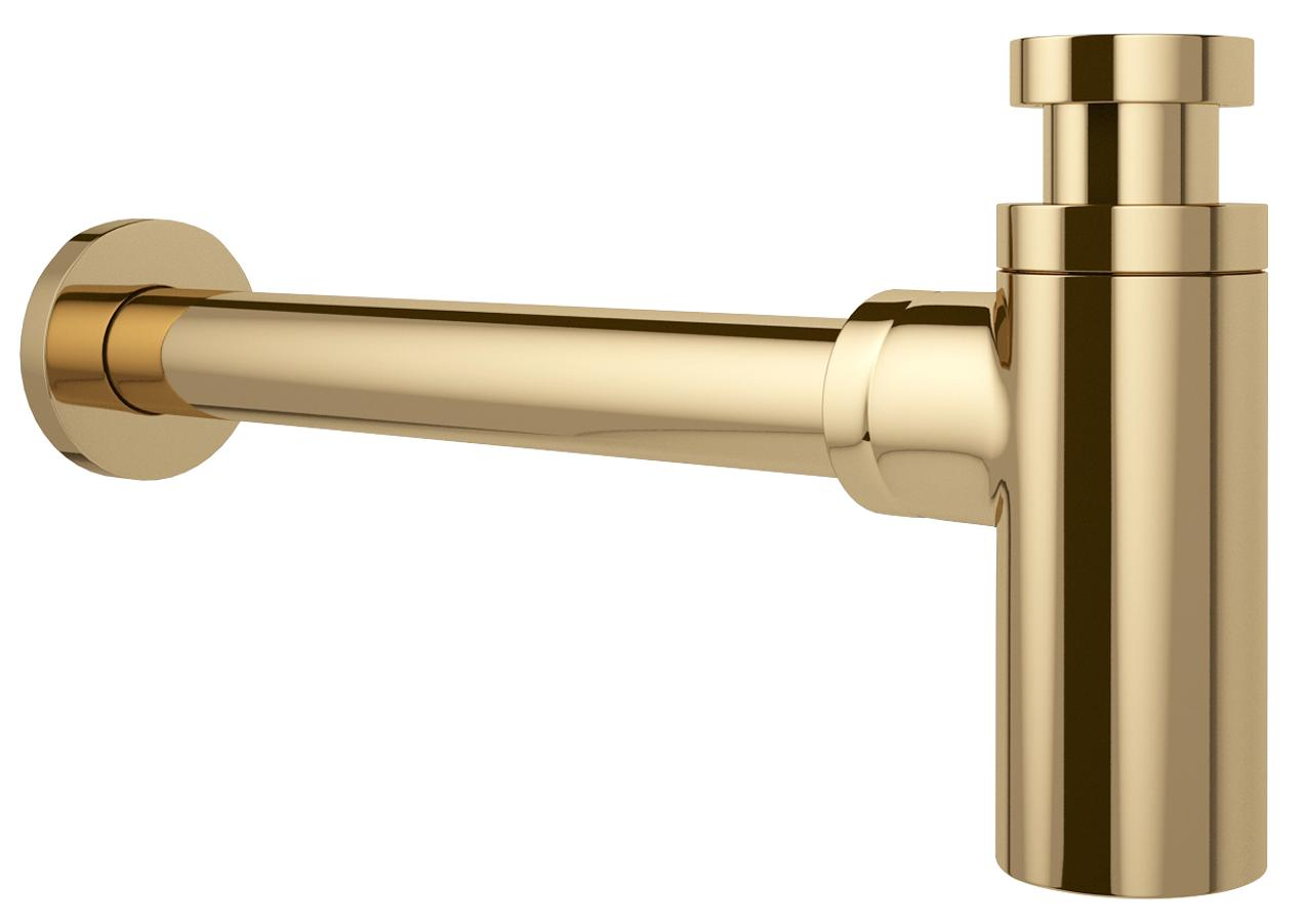 

Металлический сифон для раковины Vimarr Drainage 5180044000, золото