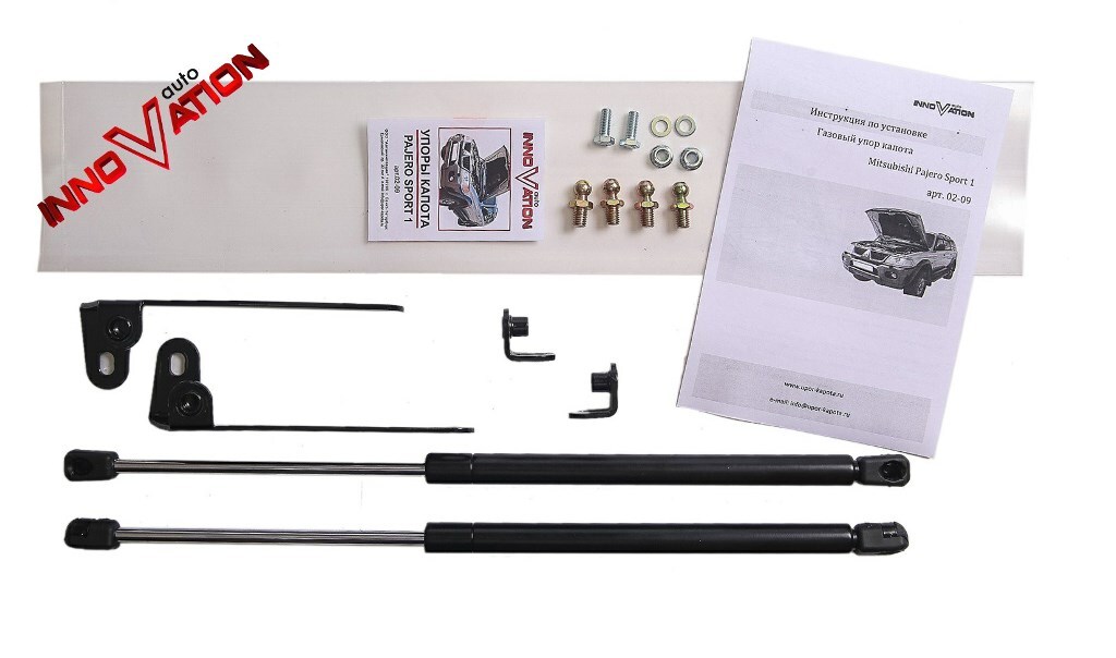 Упор (амортизатор) капота для Mitsubishi Pajero Sport 1 / L200 (1998-2008) Autoinnovation.