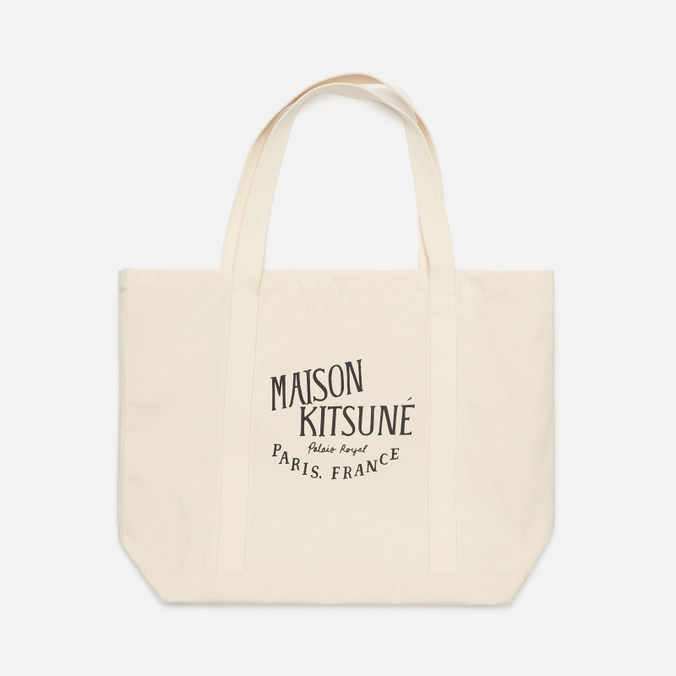 Сумка шоппер унисекс Maison Kitsune Palais Royal Shopping, бежевый, Palais Royal Shopping