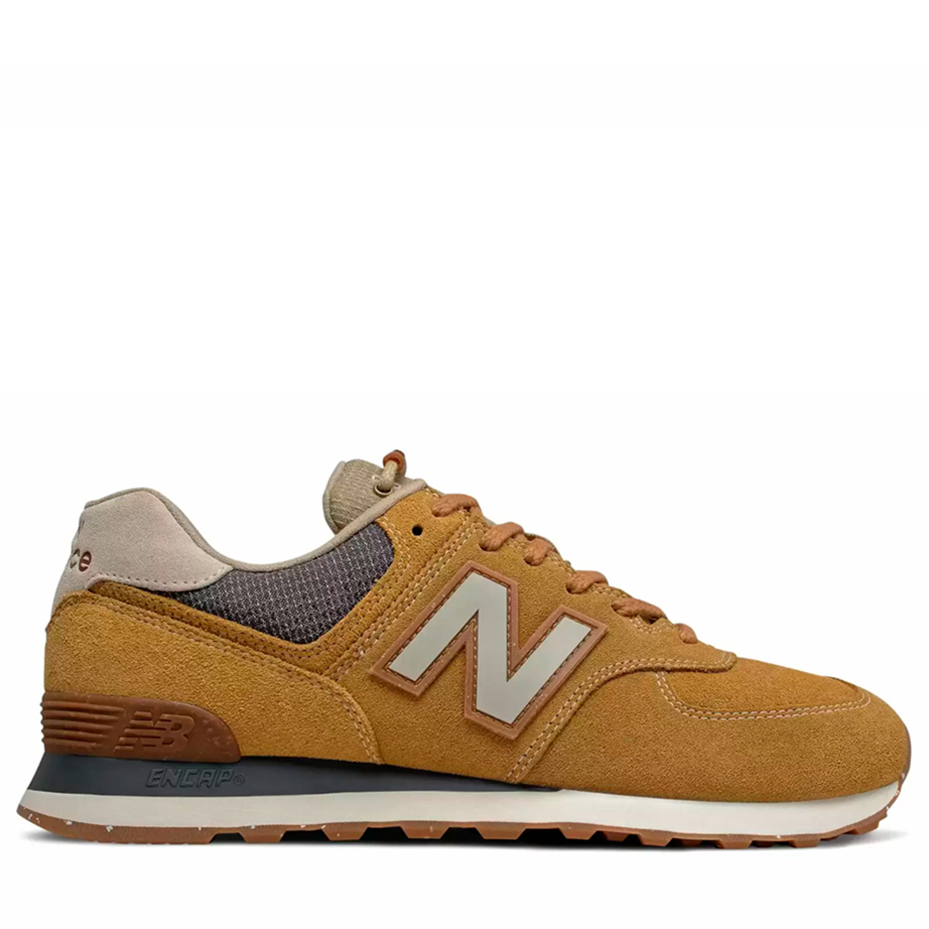 Кроссовки мужские New Balance 574 коричневые 40 EU