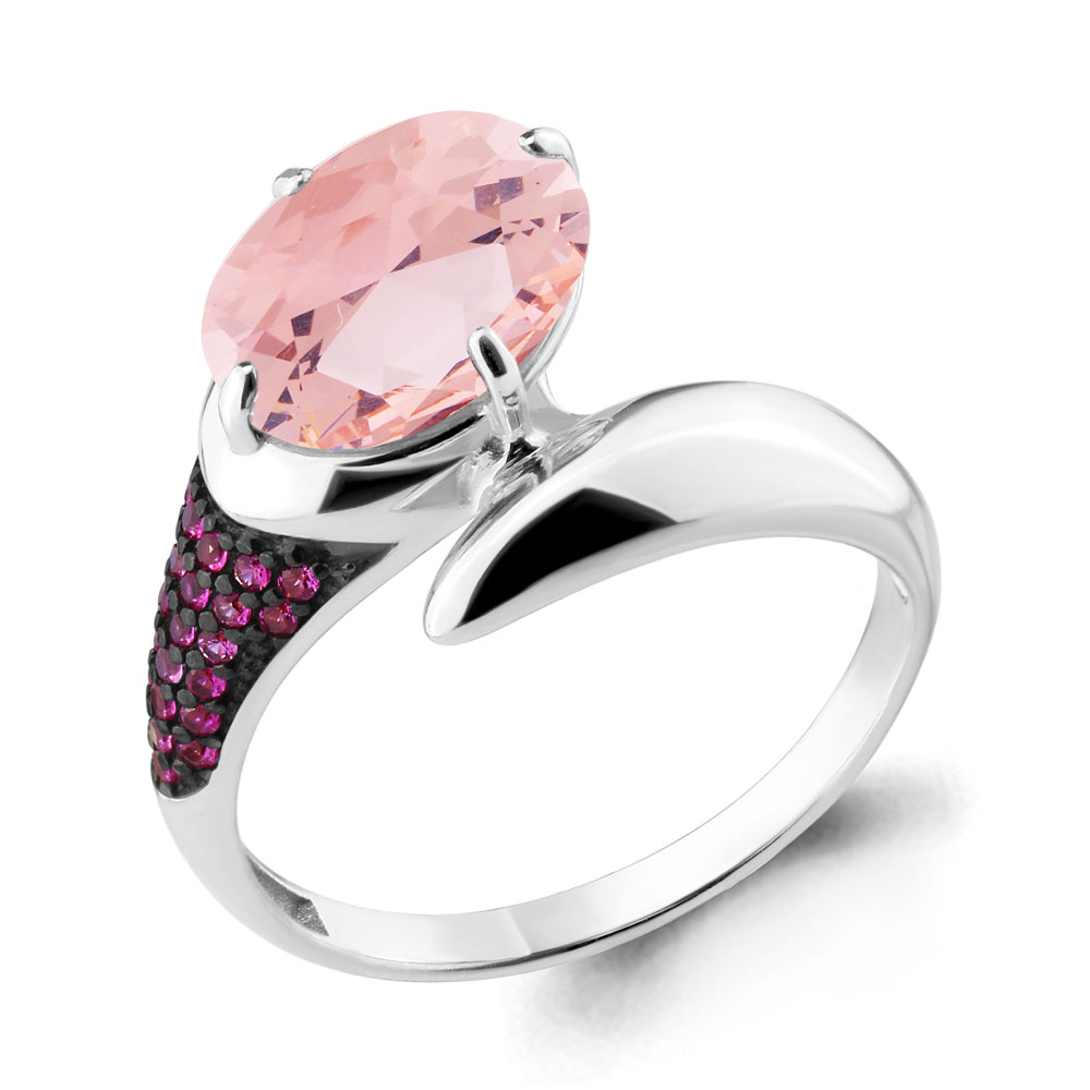 

Кольцо из серебра с корундом р.  Aquamarine 6902590В_925_р, 6902590В_925_р
