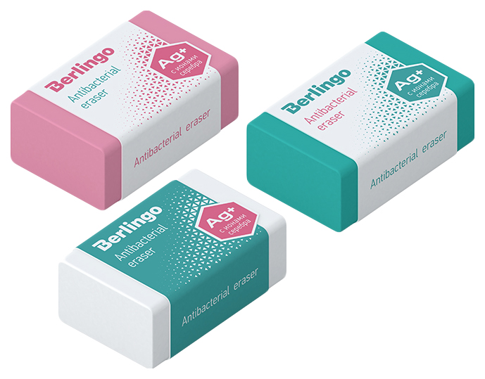 

Ластик Berlingo Antibacterial 326130, Разноцветный, 991-867