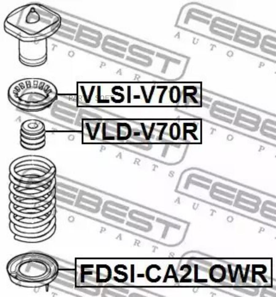 

FEBEST Опора пружины FEBEST VLSIV70R
