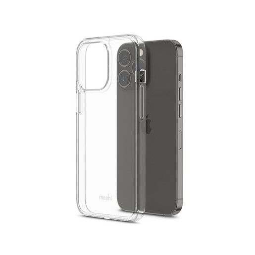 фото Защитный чехол moshi iglaze xt for iphone 13 pro. цвет: ультра-прозрачный