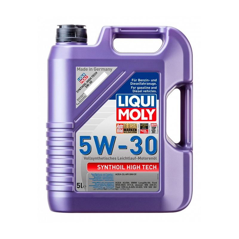 Моторное масло LIQUI MOLY Synthoil High Tech 5W30 1л