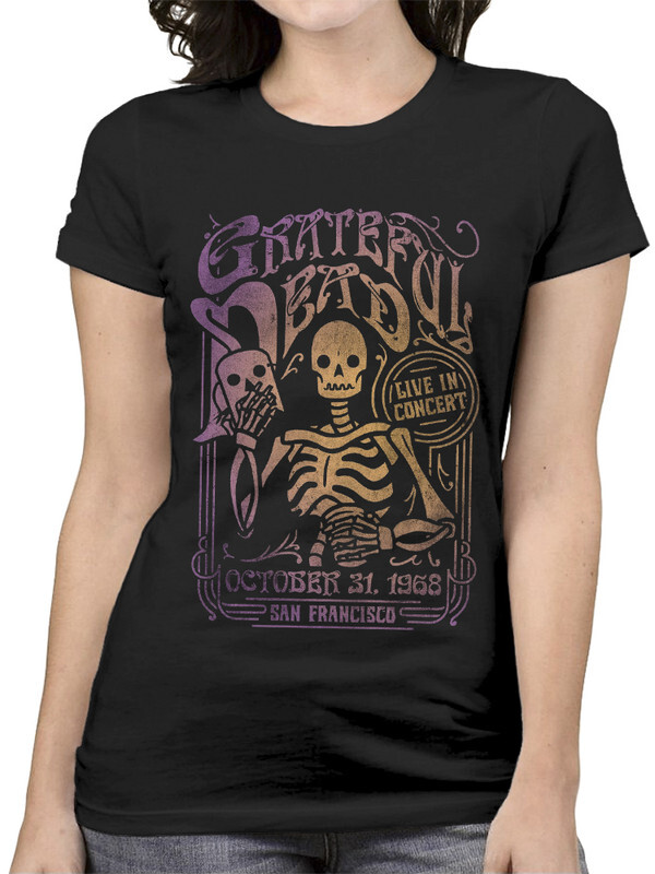 фото Футболка женская design heroes группа grateful dead черная 2xl