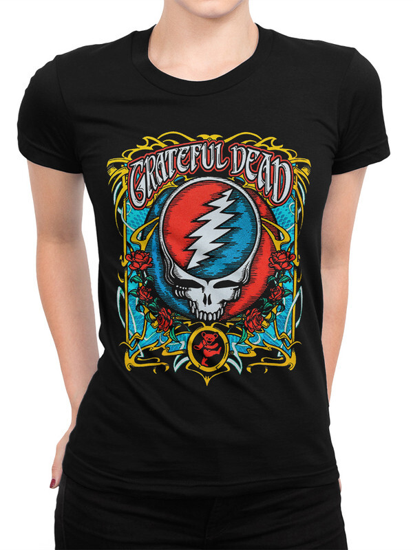 фото Футболка женская design heroes grateful dead черная 2xl