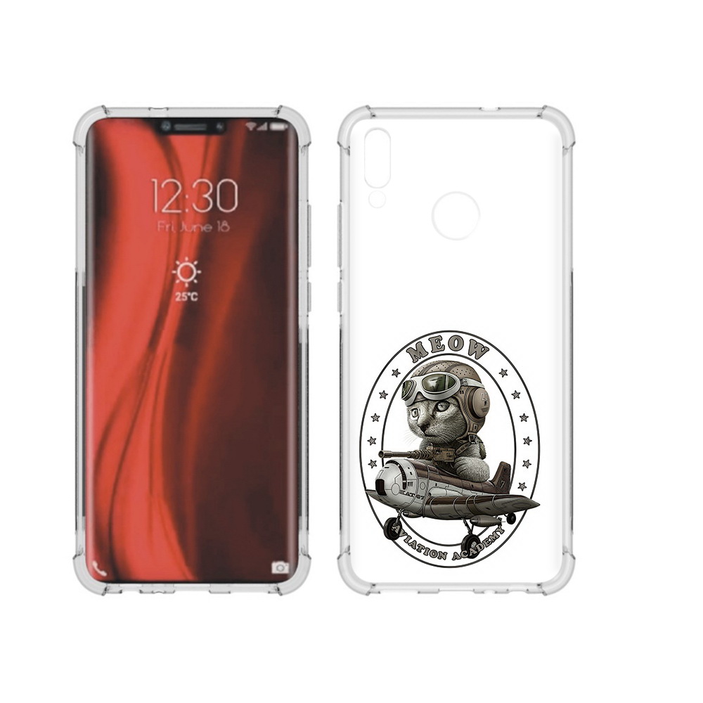 

Чехол MyPads Tocco для Honor 8X кот в самолете (PT118984.69.395), Tocco