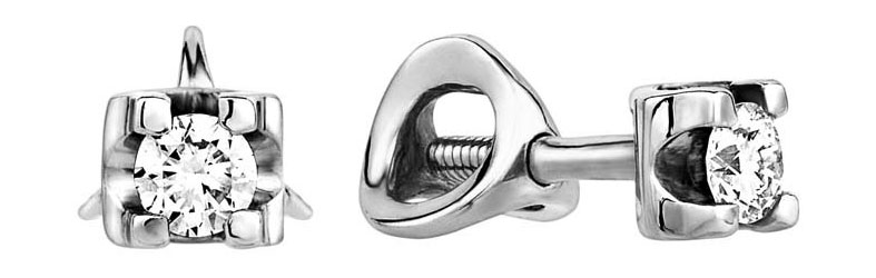 

Серьги-пусеты из белого золота с бриллиантом Grant 5701199-gr, 5701199-gr