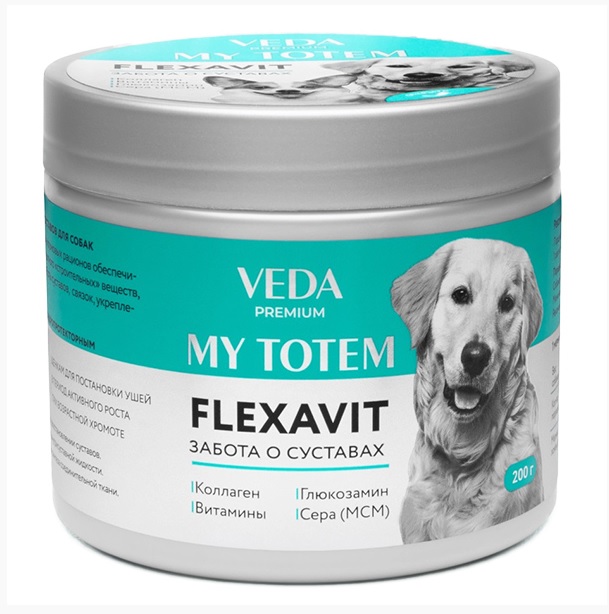 Кормовая добавка VEDA My Totem Flexavit для собак, 200 г