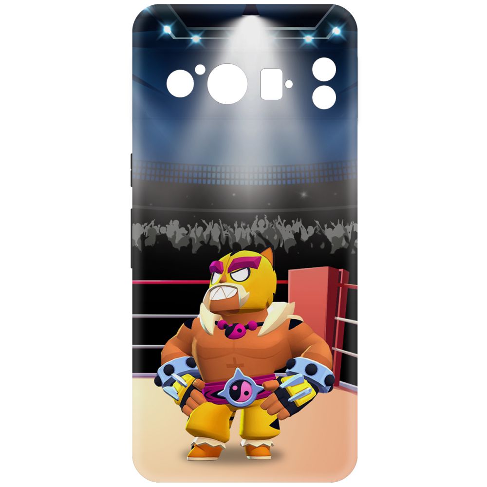 

Чехол-накладка Krutoff Soft Case Brawl Stars - Эль Тигро для GOOGLE Pixel 8 Pro черный