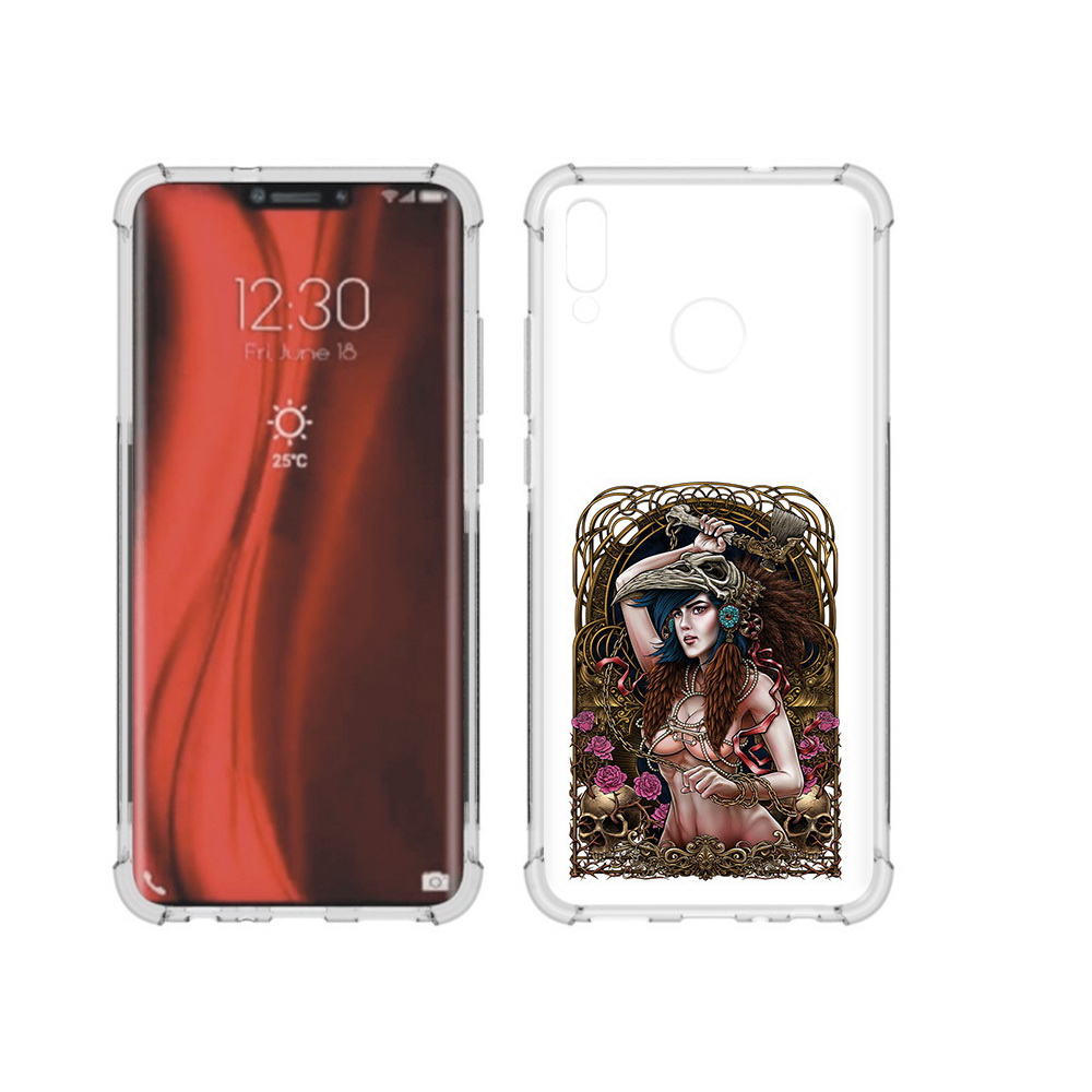 

Чехол MyPads Tocco для Honor 8X красивая девушка рисунок (PT118984.69.407), Tocco