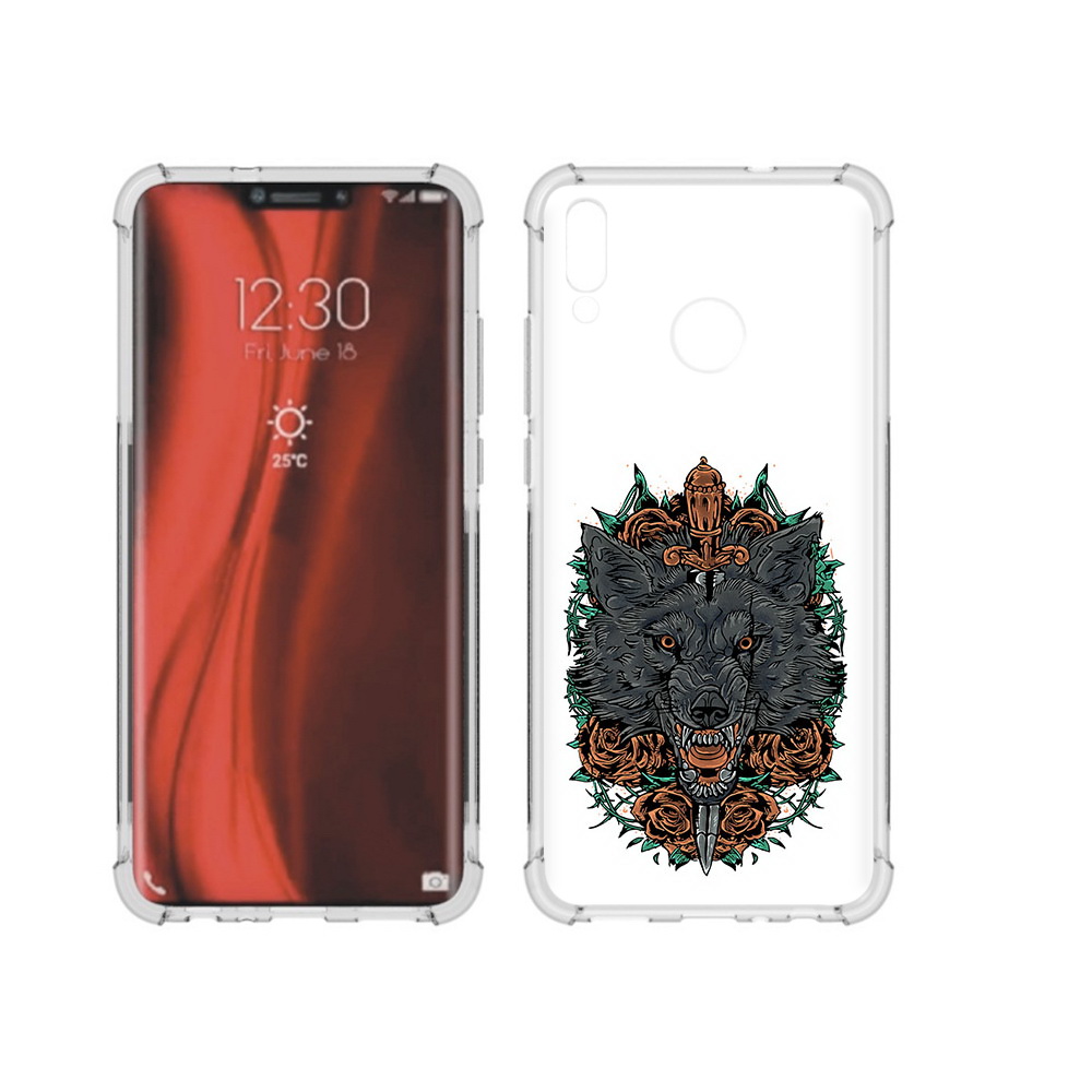 

Чехол MyPads Tocco для Honor 8X красивый злой волк (PT118984.69.409), Tocco