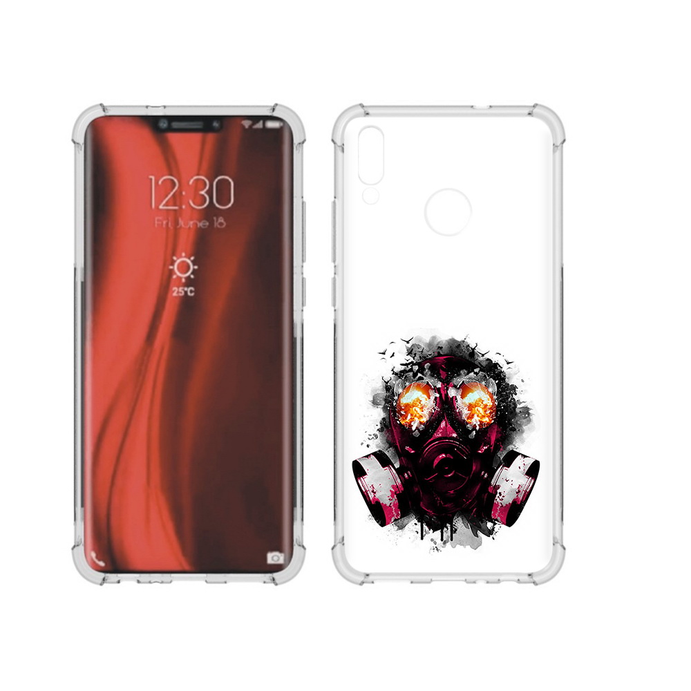 

Чехол MyPads Tocco для Honor 8X красный противогаз (PT118984.69.412), Tocco