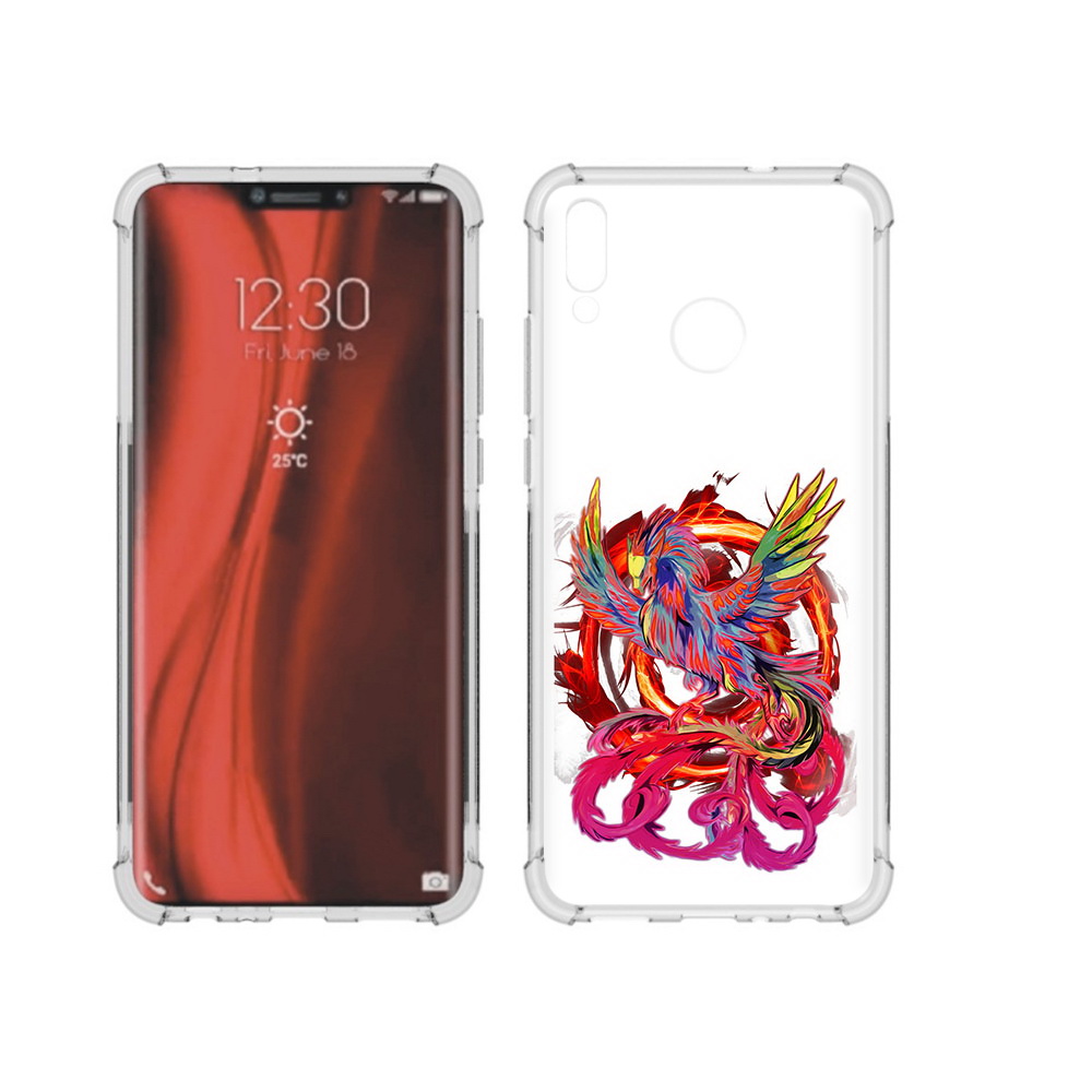 

Чехол MyPads Tocco для Honor 8X красочный феникс (PT118984.69.414), Tocco