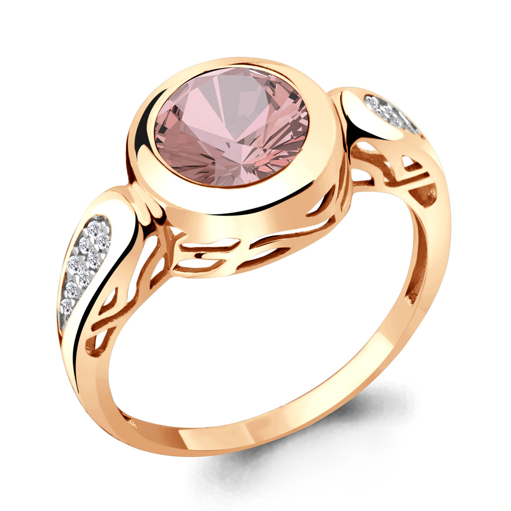 

Кольцо из серебра с морганитом р.  Aquamarine 6902690А_925_з, 6902690А_925_з