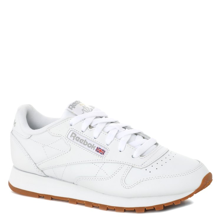 фото Кроссовки женские reebok classic leather белые 41 eu