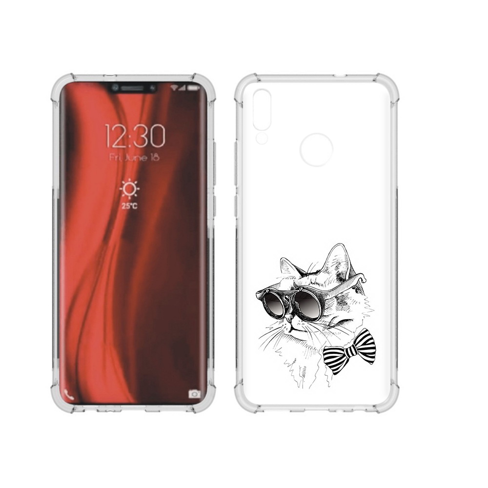 

Чехол MyPads Tocco для Honor 8X крутая кошка в очках (PT118984.69.421), Tocco
