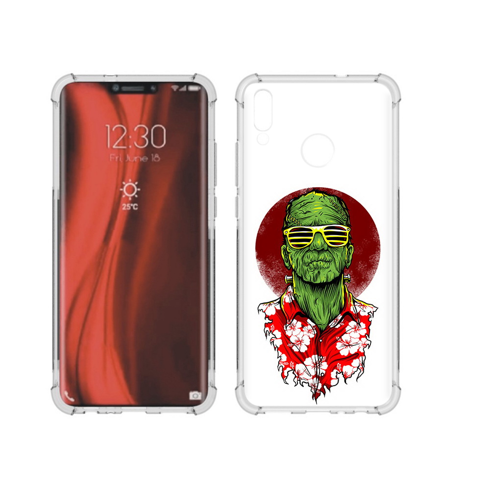 

Чехол MyPads Tocco для Honor 8X крутой зеленый мужчина в очках (PT118984.69.424), Tocco