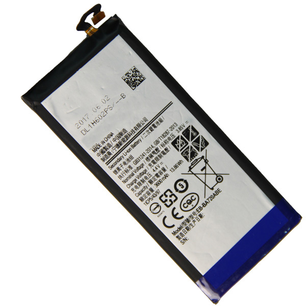 фото Аккумуляторная батарея для samsung sm-a720f, sm-j530 (eb-ba720abe) 3600 mah promise mobile