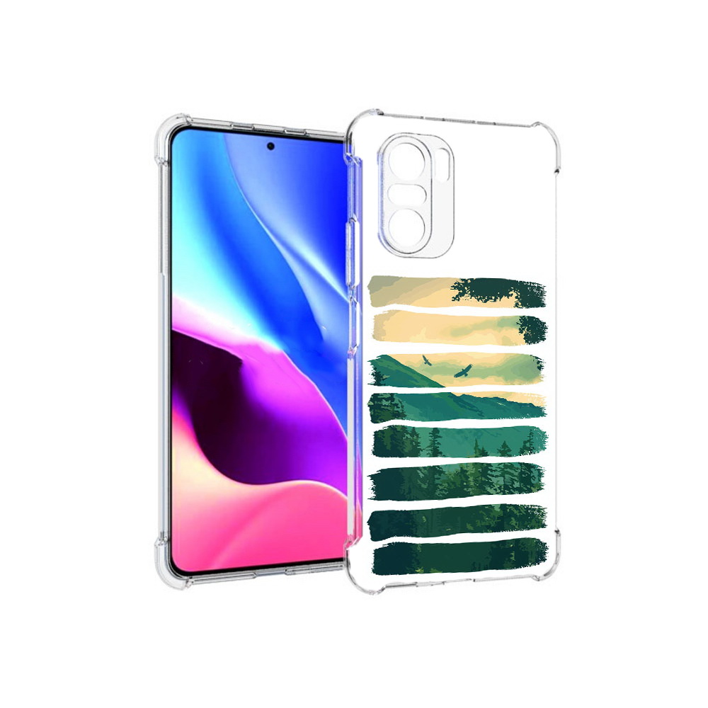 

Чехол MyPads Tocco для Xiaomi Redmi K40 Лесная чаща (PT158239.260.107), Прозрачный, Tocco
