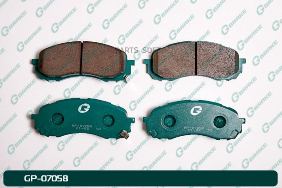 

Тормозные колодки GBRAKE GP07058