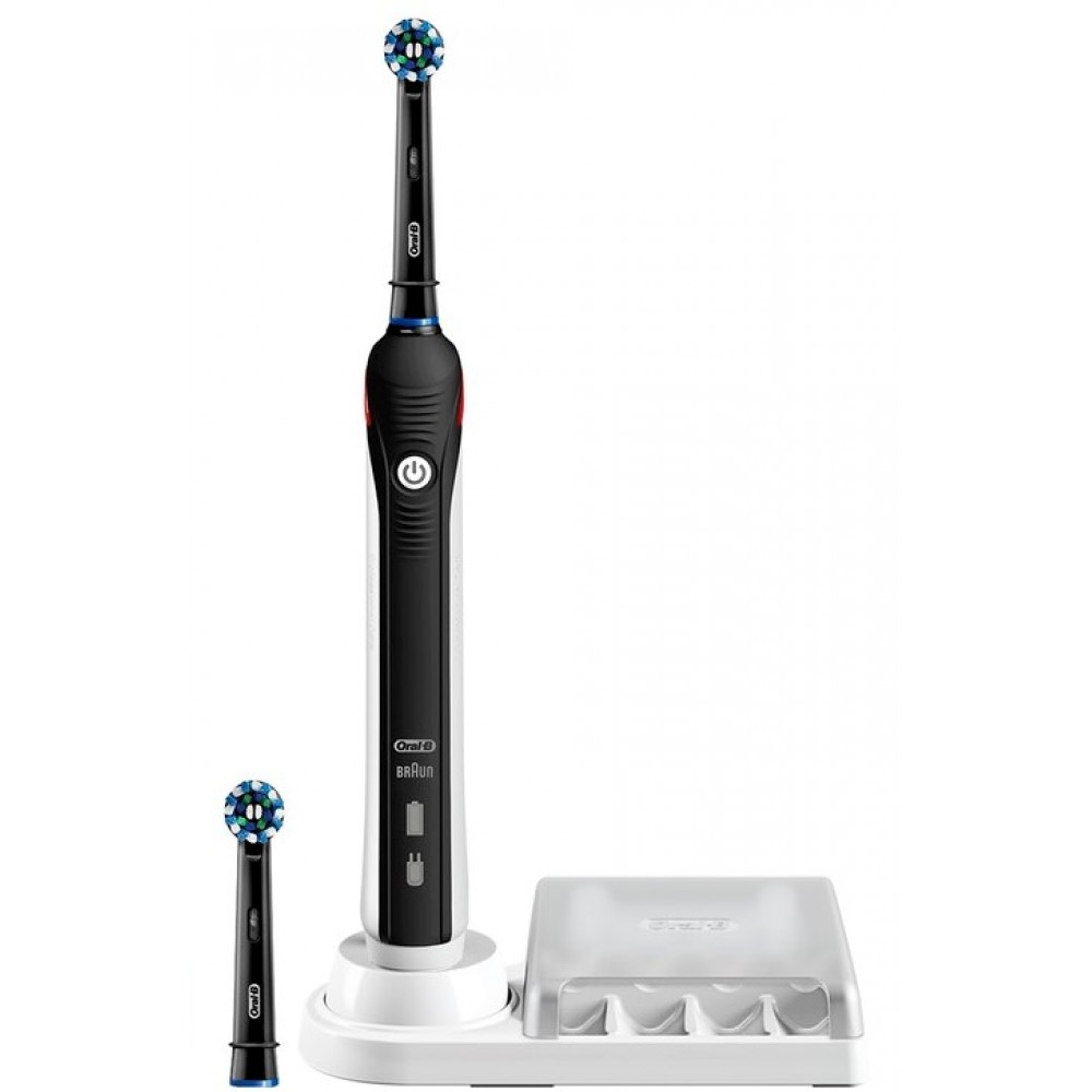 

Электрическая зубная щетка Oral-B Pro Smart 4 4000 черный, Pro Smart 4 4000