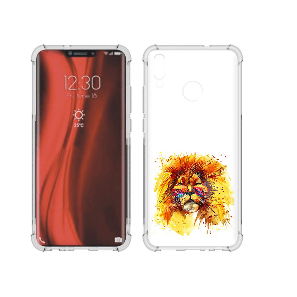 

Чехол MyPads Tocco для Honor 8X лев в очках (PT118984.69.436), Tocco