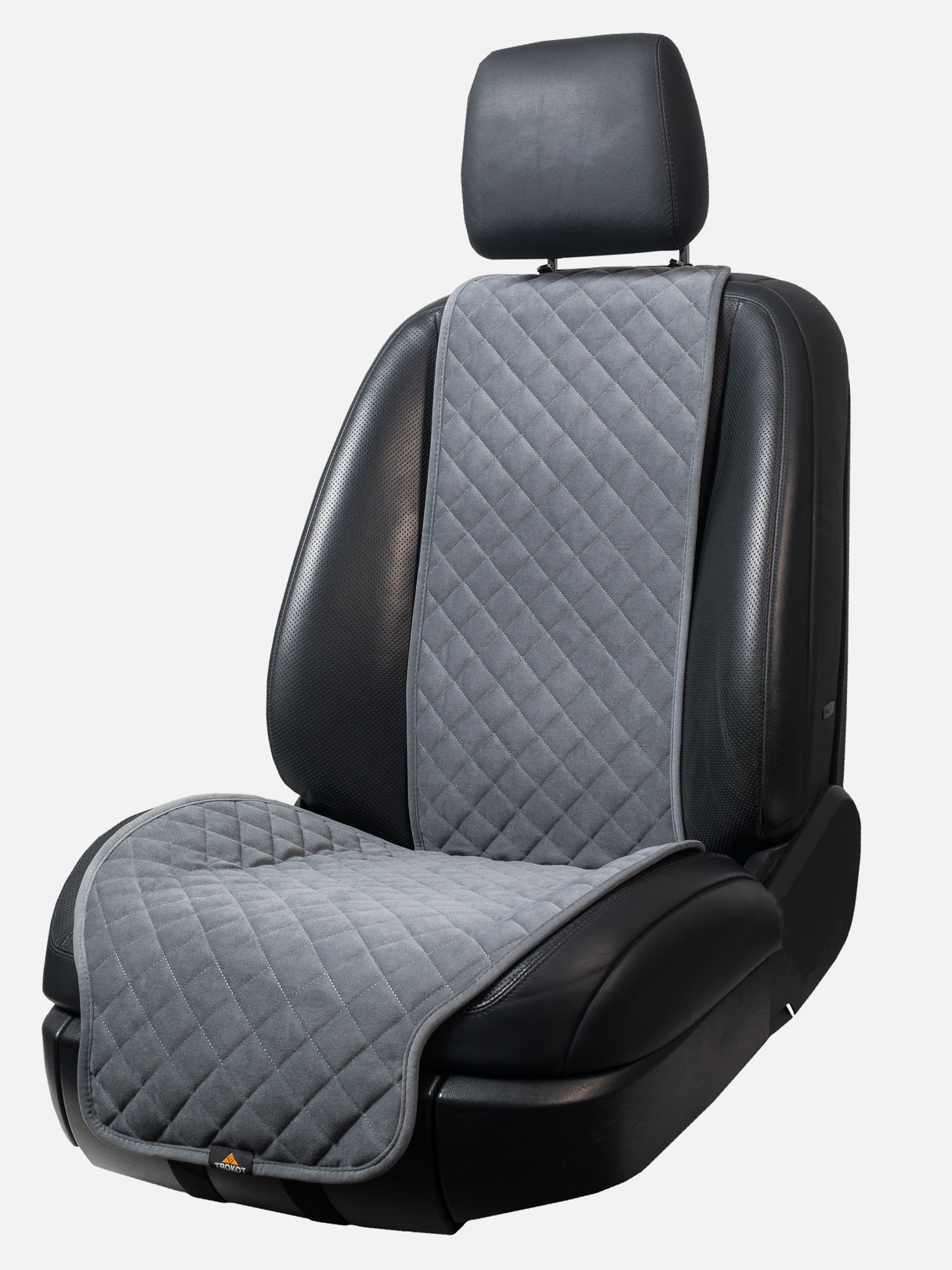 фото Trokot / чехол на сиденья а/м на передние сиденье 1 шт, универ. размер, серый трокот