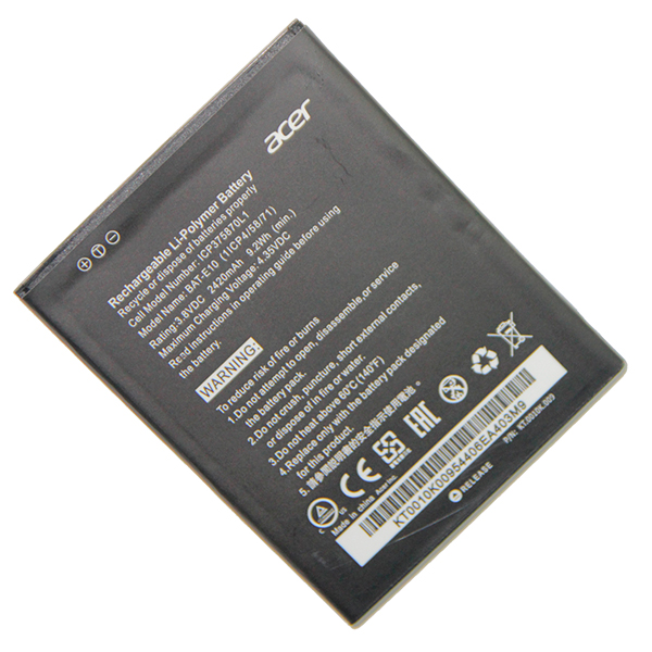 фото Аккумуляторная батарея для acer z530 (bat-e10) 2420 mah promise mobile