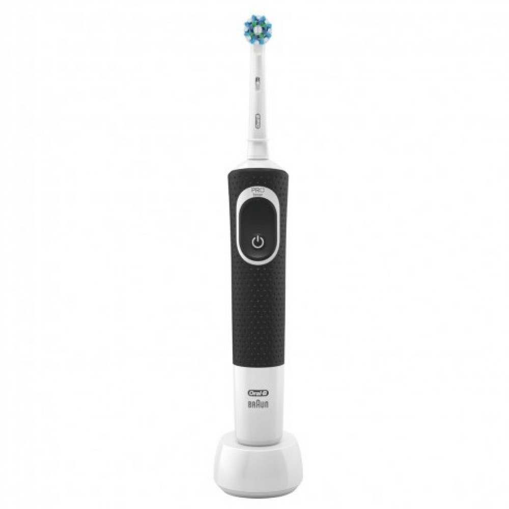 

Электрическая зубная щетка Oral-B Vitality D100 Сross action черный, Vitality D100 Сross action