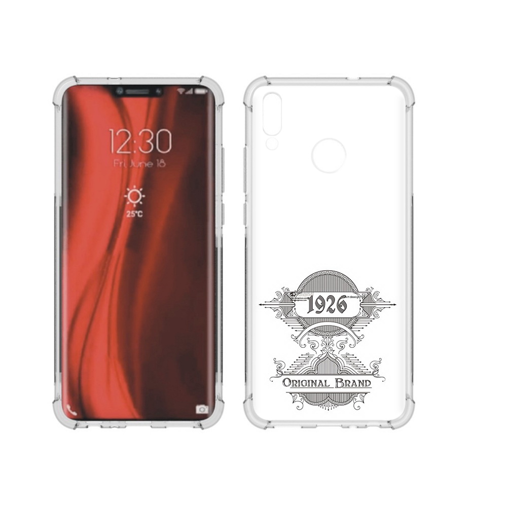 

Чехол MyPads Tocco для Honor 8X логотип черно белый (PT118984.69.446), Tocco
